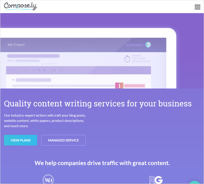 Writing jobs on Compose.ly