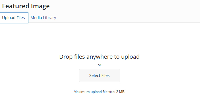 How to add Featured image in WordPress 