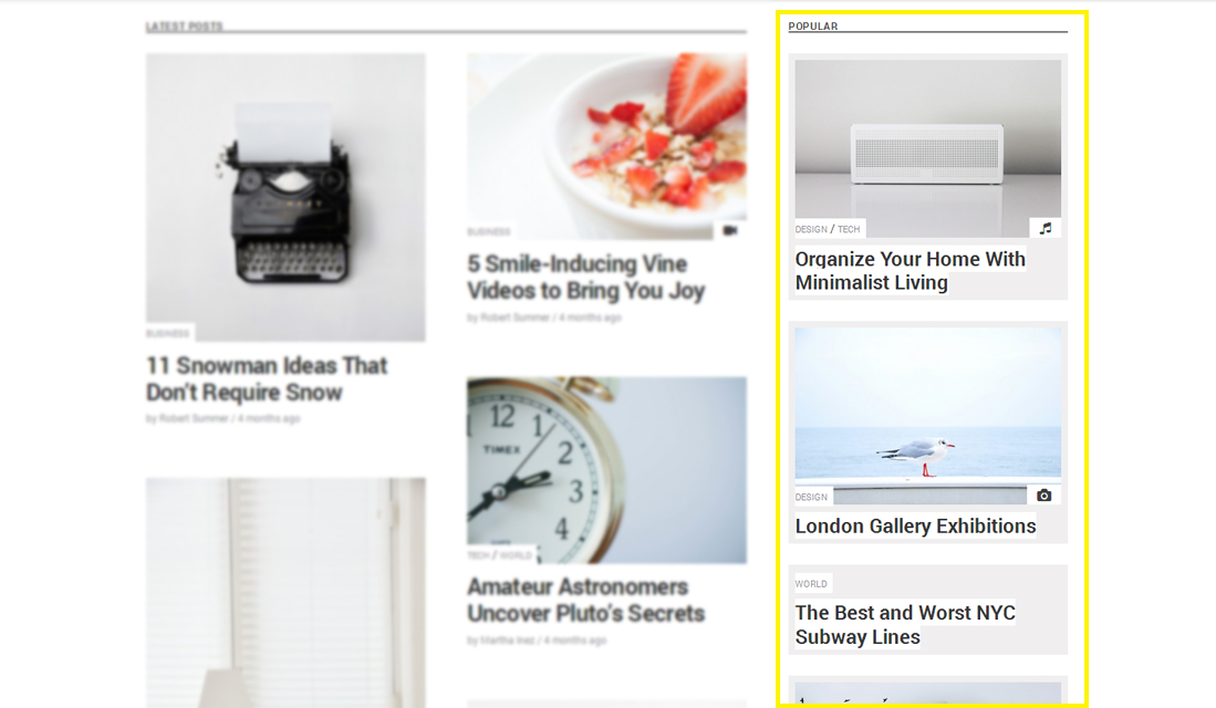 Setting up the Sidebar in free template Setting up the Sidebar in free Wp blog