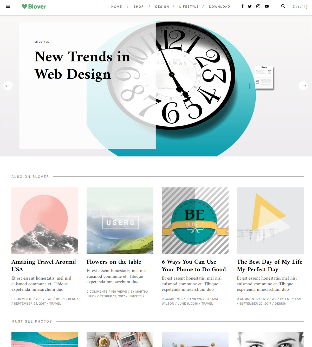 Blover WosrdPress themes