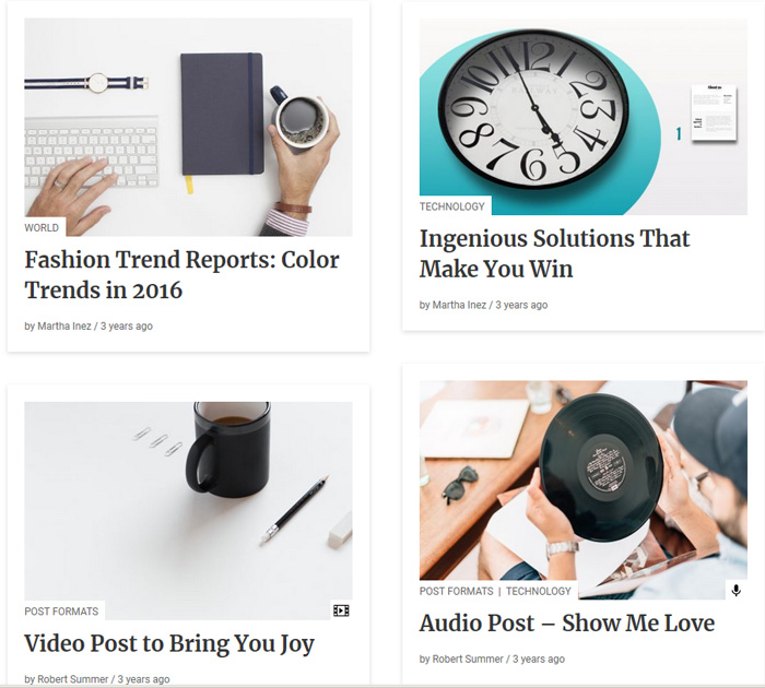 WP theme for free