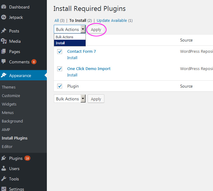 How to install plugins in WP theme WordPress free theme plugins installation