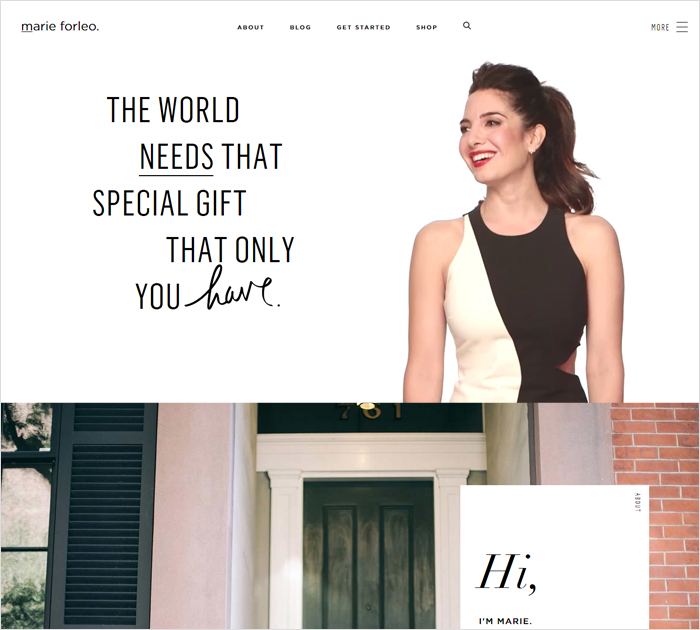 Marie Forleo blog