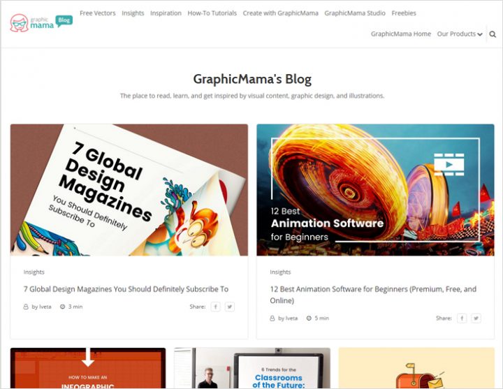 Graphic Mama blog