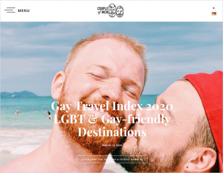 Couple of Men site screen shot
