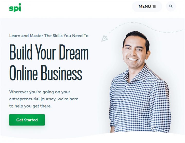 SPI site screen shot
