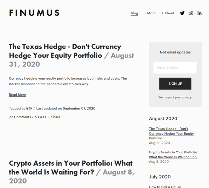 finumus.com - Best Personal Finance Blog