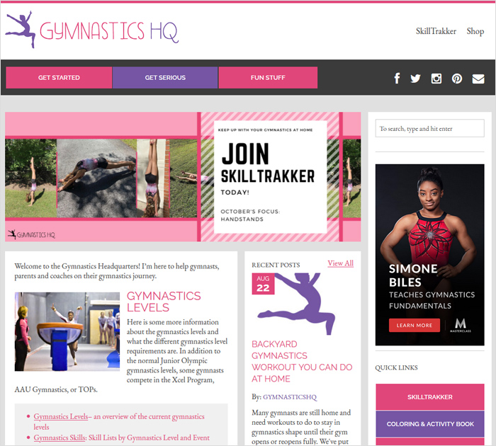 gymnasticshq.com - sport blog