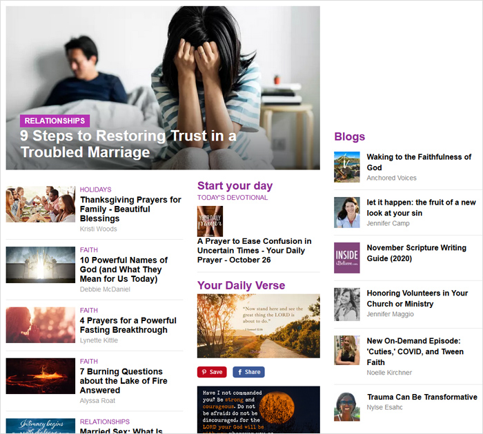 ibelieve.com - christian blog