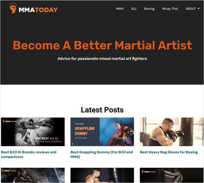Spots blog mma-today.com