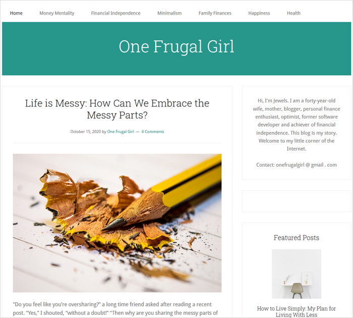 One Frugal Girl