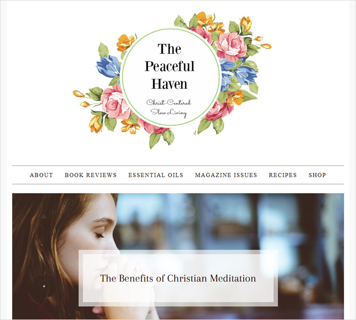 thepeacefulhaven.com - Christian blog