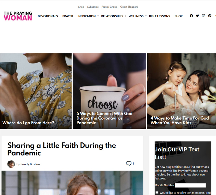 theprayingwoman.com