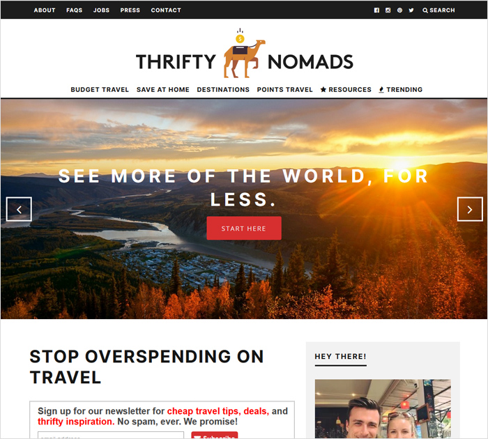 thriftynomads - Best Personal Finance Blogs