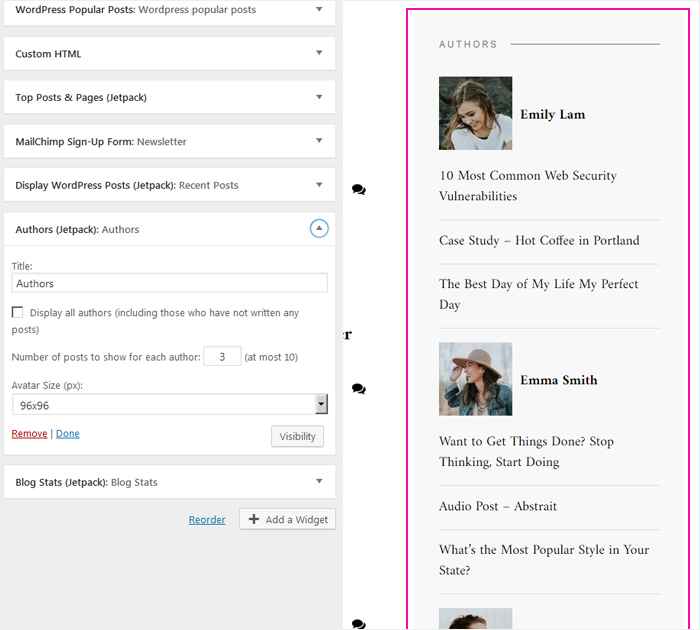 Free WordPress theme for bloggers