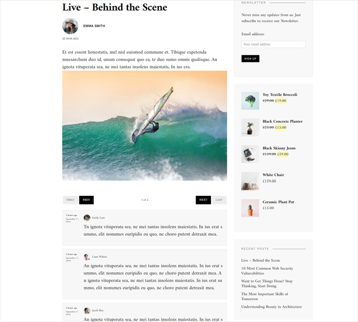 How to create a blog post