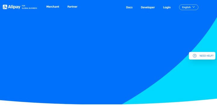 alipay payment gateway home page