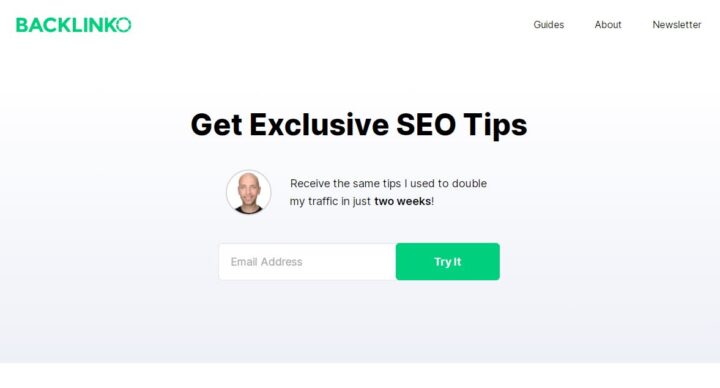 backlinko seo blog home page