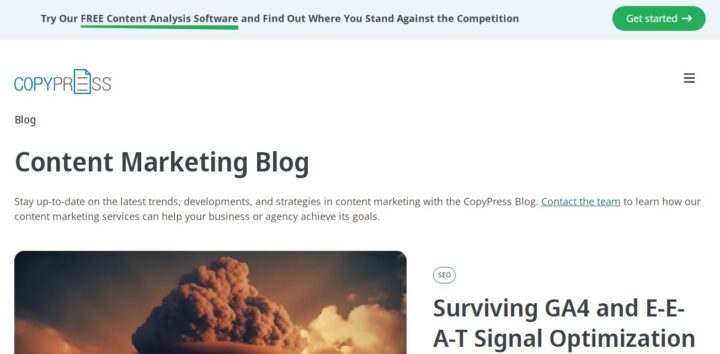 copypress seo blog home page