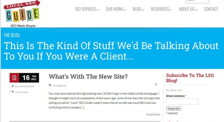 local seo guide home page