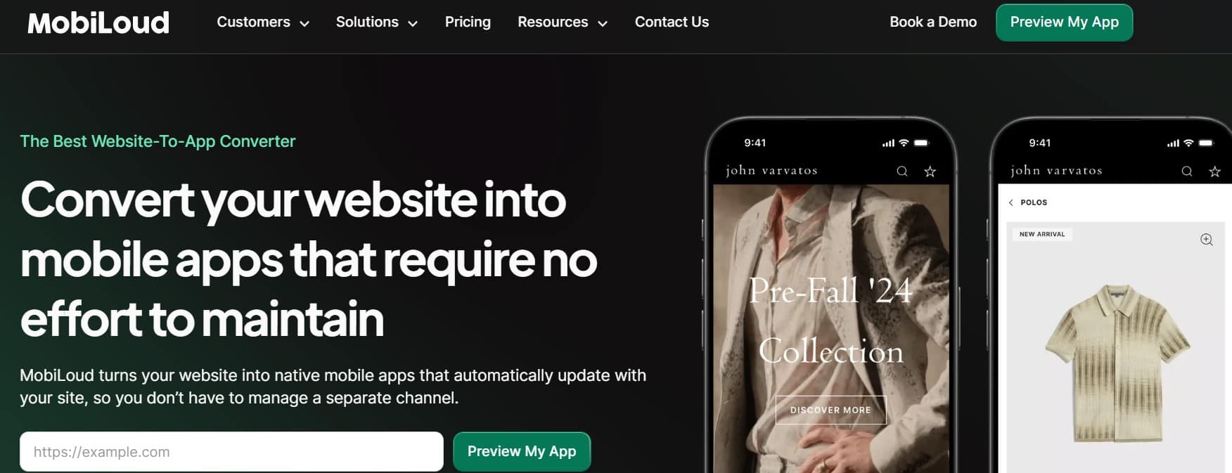 MobiLoud home page