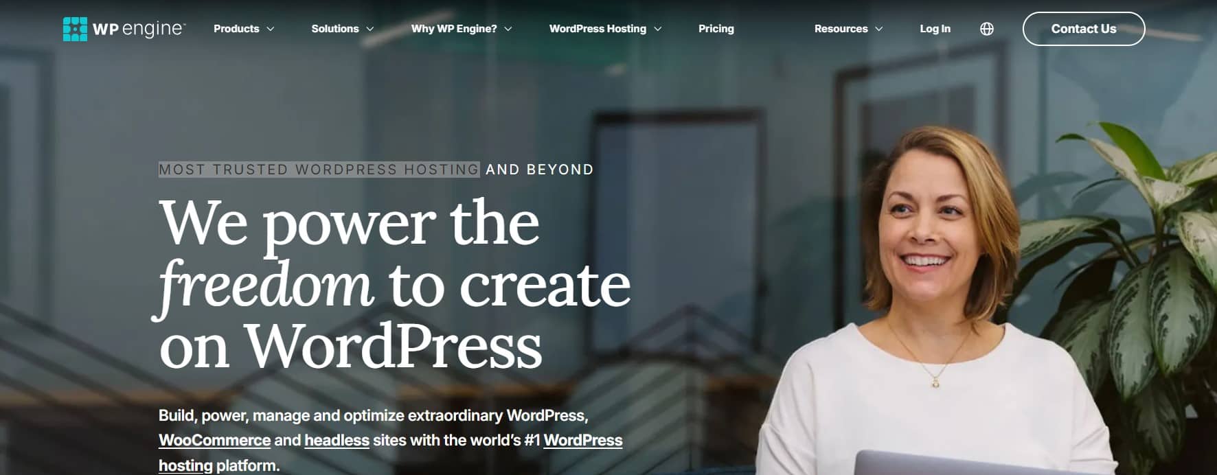 WP Engine Home Page