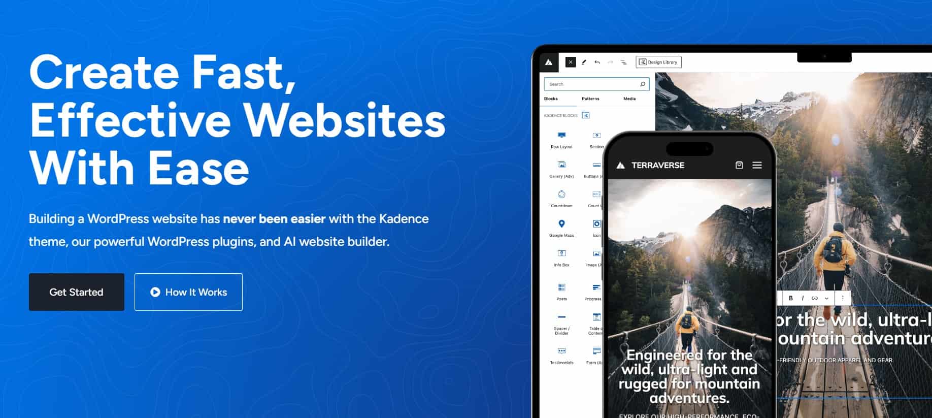 Kadence Theme Preview