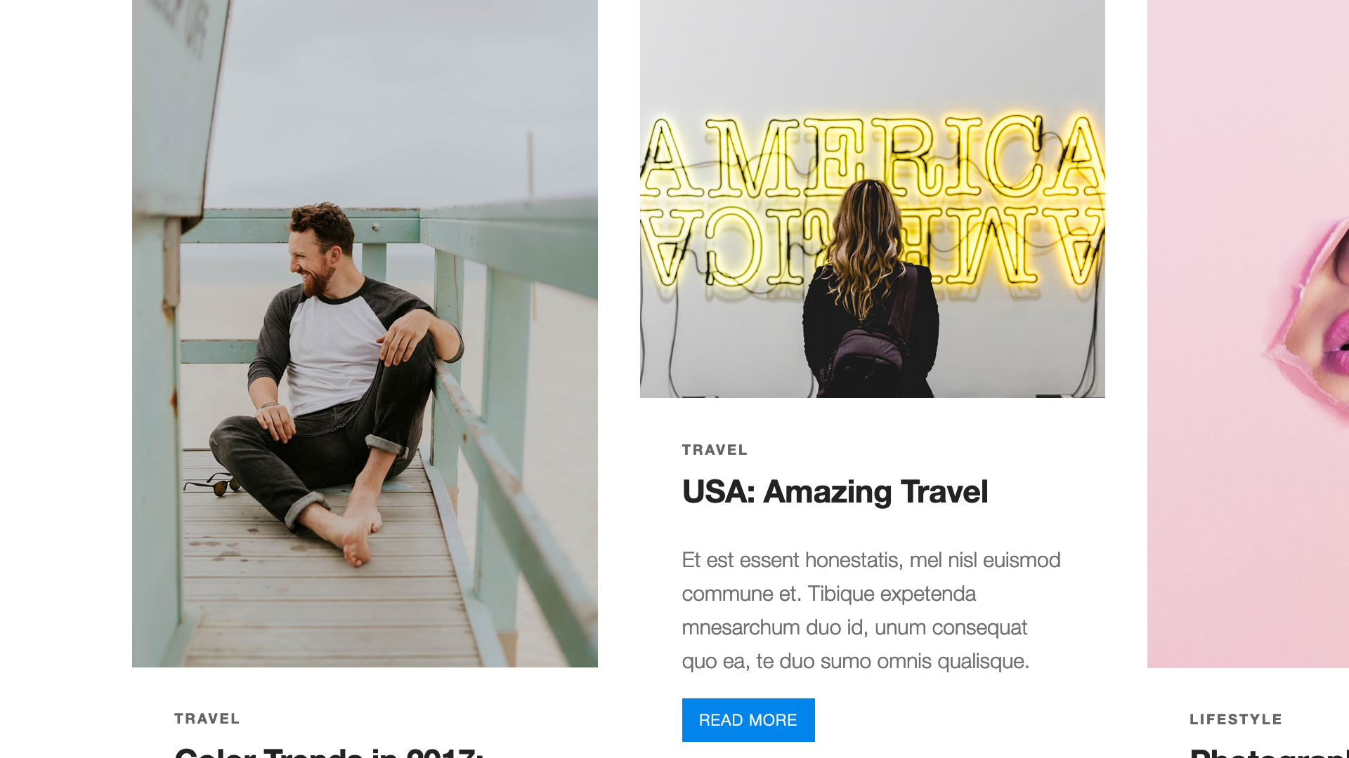 Displaying posts in the Blogito template